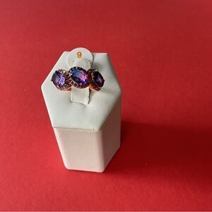 ⭐️Bomb Party RBP6480 “Sweet And Serene” Tourmaline on Rose Gold Size 6 Ring NWT